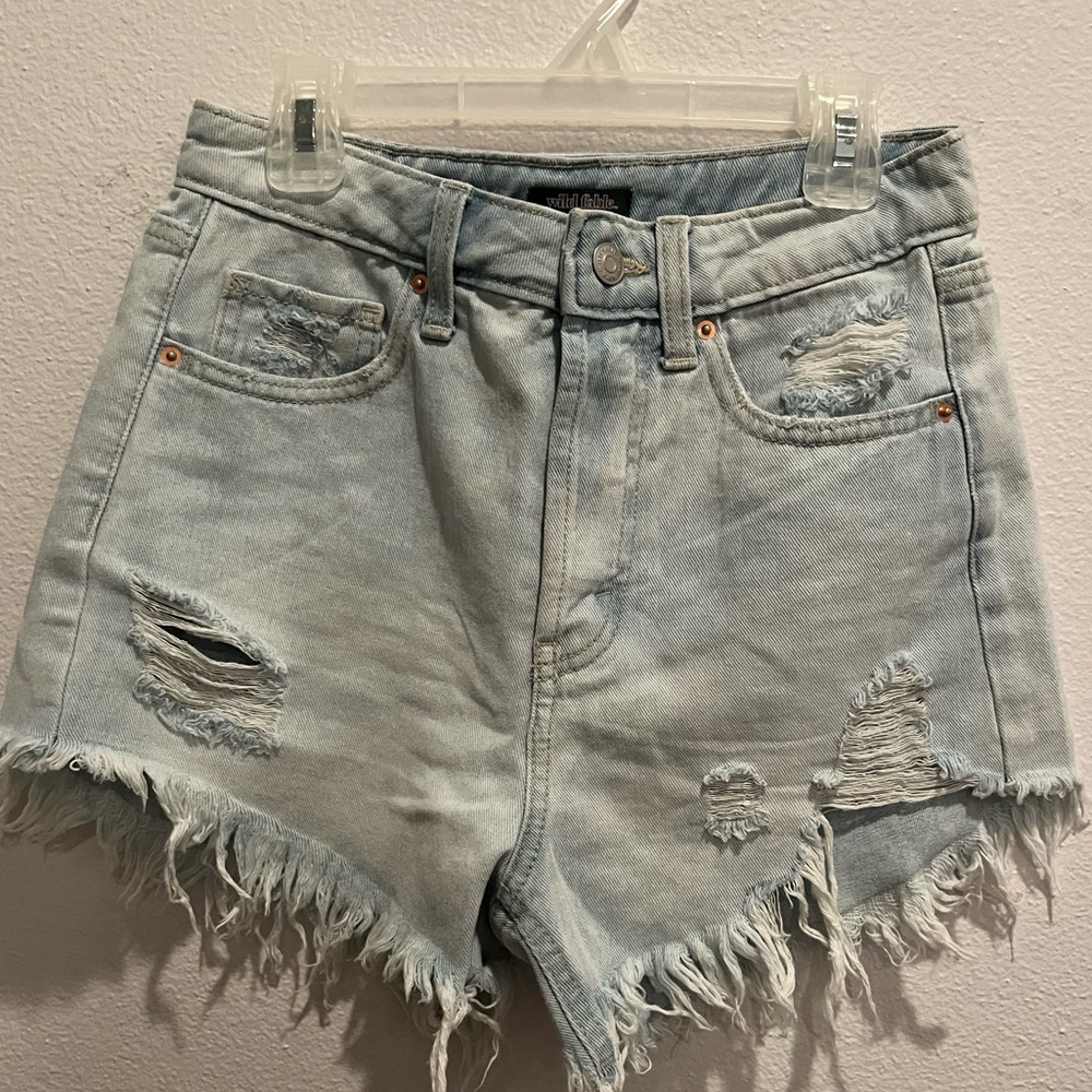 Wild Fable light-wash denim shorts